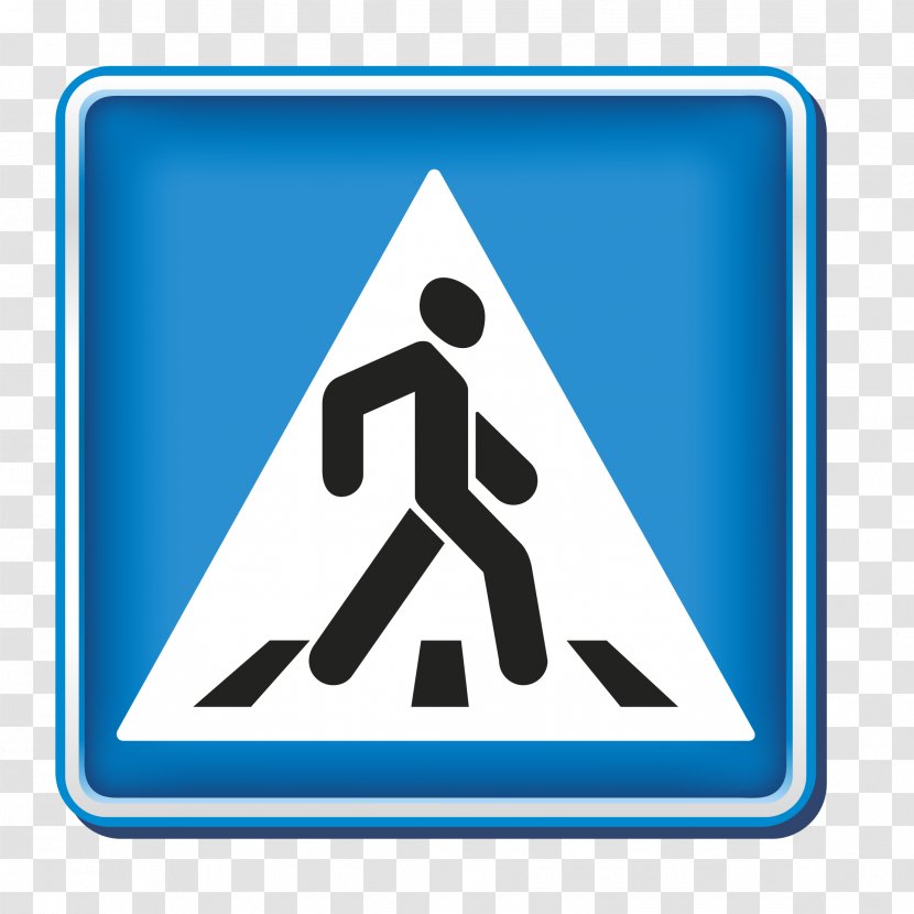 Traffic Sign Pedestrian Crossing Code - Area Transparent PNG
