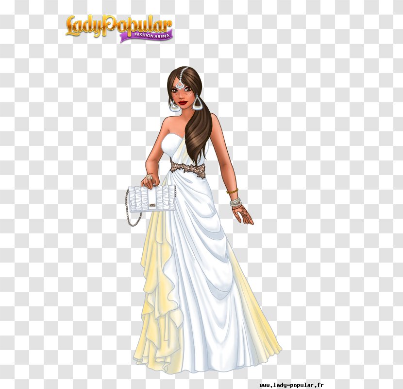 Lady Popular Fashion Game Clothing - Flower - Veiled Woman Contemplate Transparent PNG