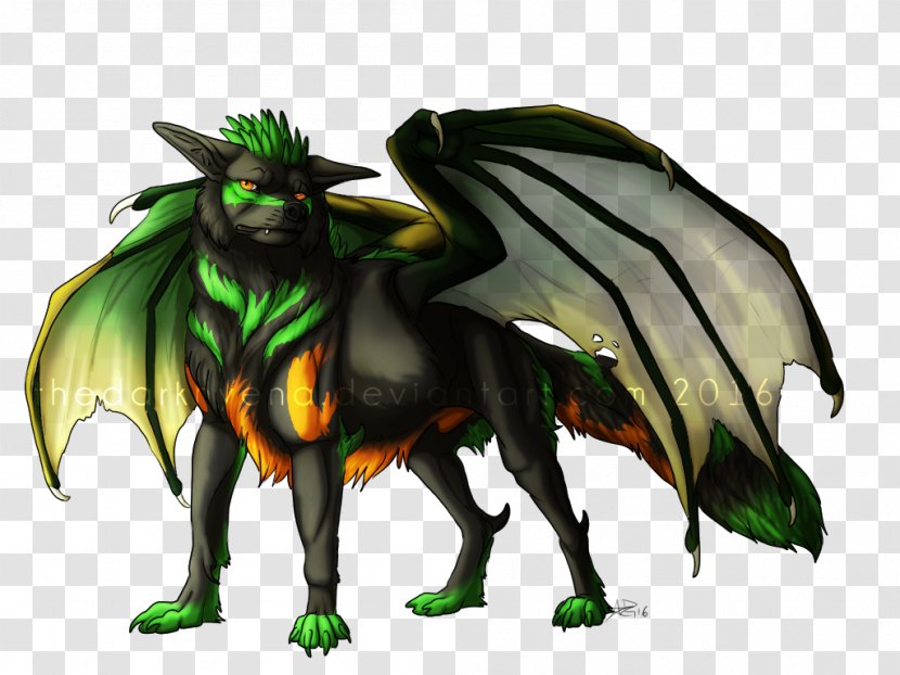 Dragon Legendary Creature Organism Character Fiction - Hyena Transparent PNG