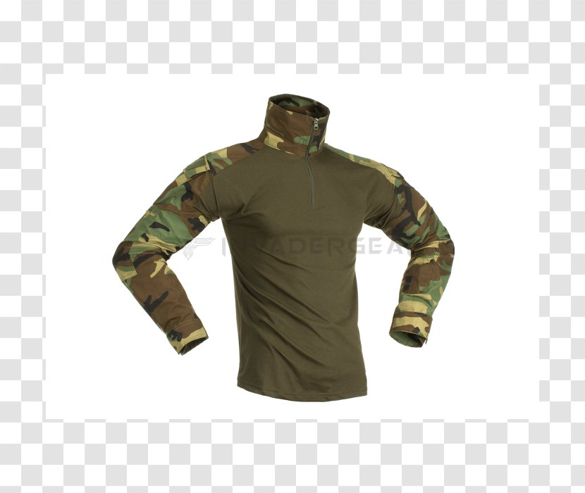 T-shirt U.S. Woodland Army Combat Shirt MARPAT - Bluza Transparent PNG