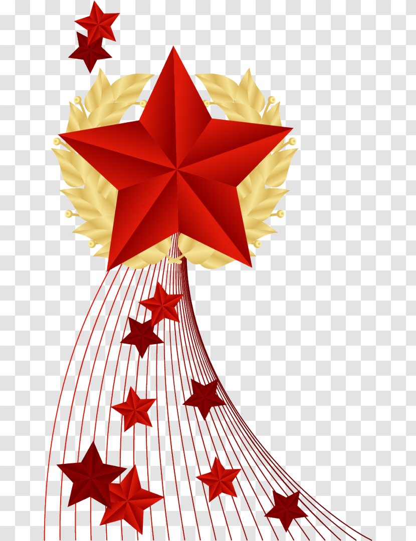 Red - Christmas Tree - Symbol Transparent PNG