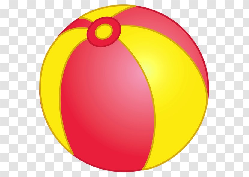 Beach Ball Clip Art - Orange Transparent PNG