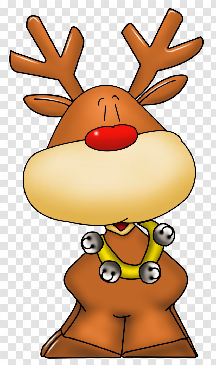 Rudolph Reindeer Santa Claus Clip Art - Cliparts Transparent PNG