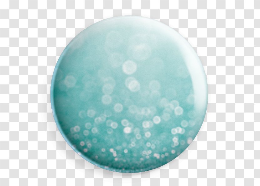Turquoise Sphere - Glitter Wave Transparent PNG
