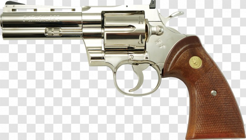 Colt Python Tanaka Works .357 Magnum Revolver Cartuccia - Handgun Transparent PNG