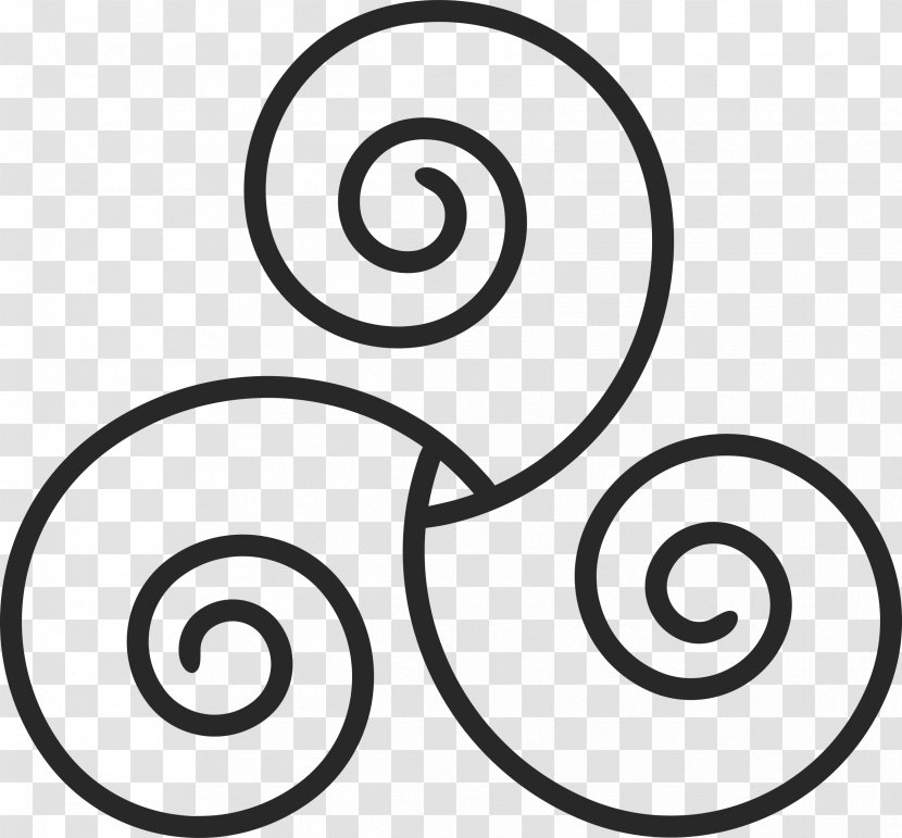 Triskelion Celtic Knot Symbol Clip Art - Wikimedia Commons - Ancient People Transparent PNG