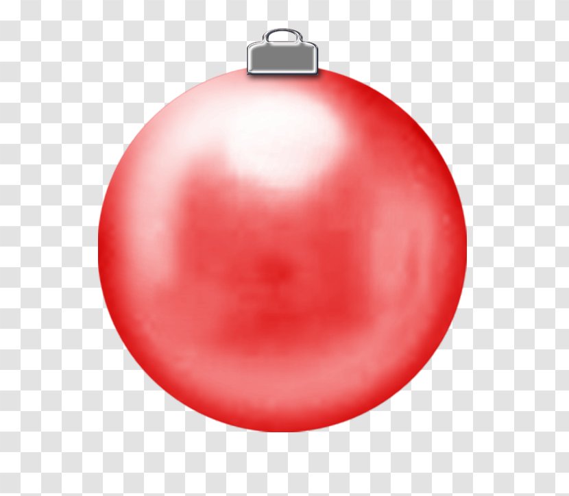 Christmas Ornament Decoration Sphere - Red Light Bulb Transparent PNG