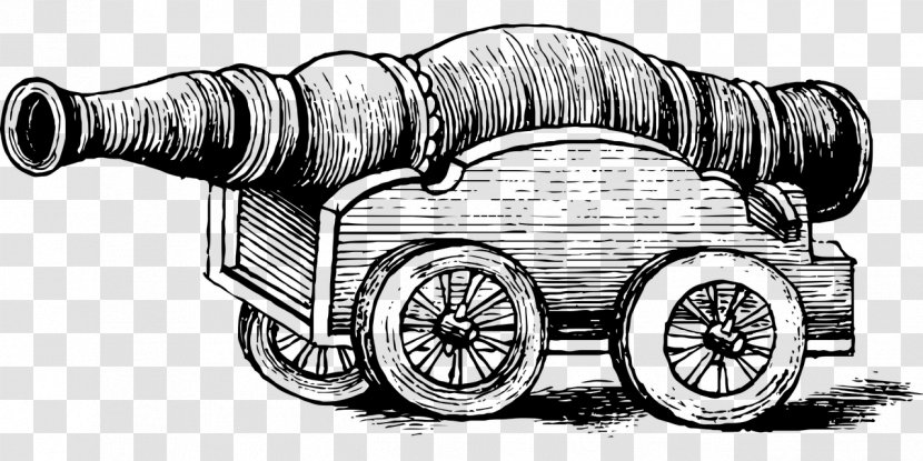Black And White Drawing - Chariot - Wagon Transparent PNG