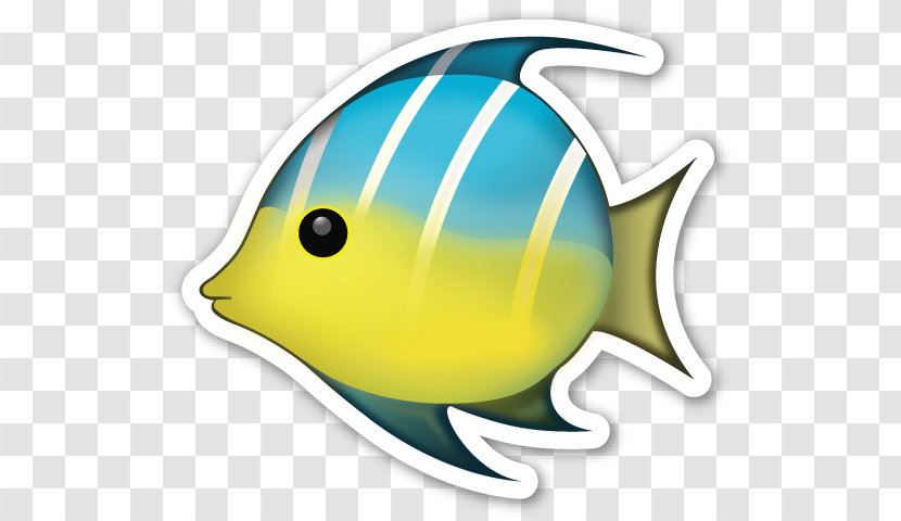 Emoji Tropical Fish Sticker - Whatsapp Transparent PNG