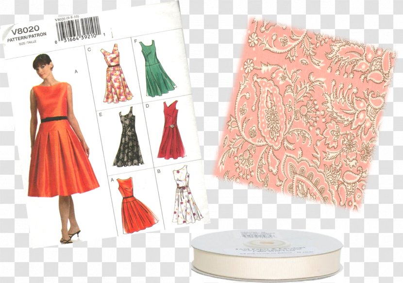 Dress Fashion Design Petite Size Pattern - Vogue Transparent PNG