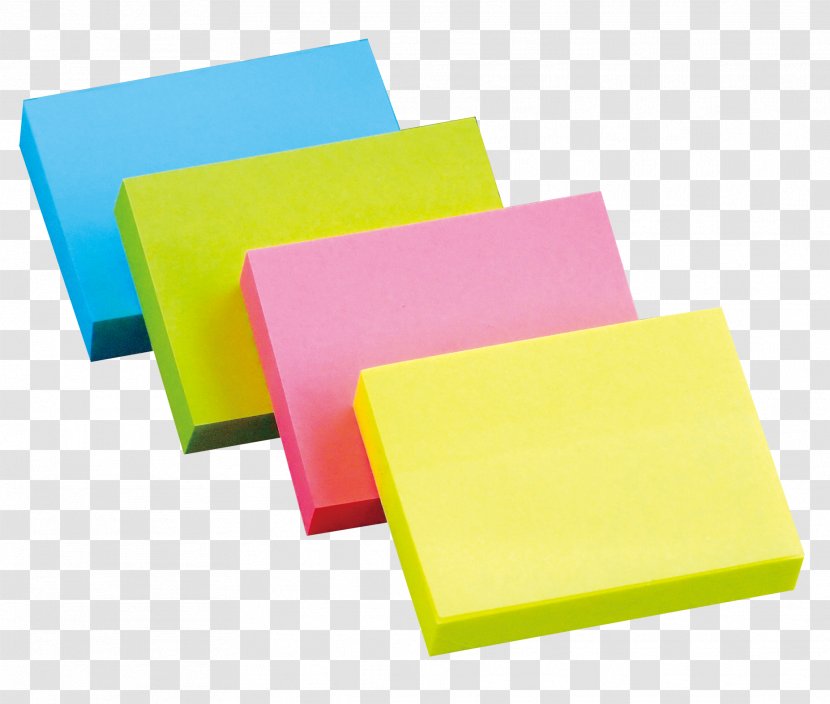 Post-it Note Adhesive Tape Paper Notebook - Color - Sticky Notes Transparent PNG
