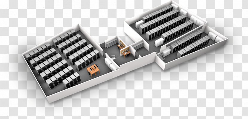 Data Center DATASIX Rechenzentrums­-betriebs GmbH Server Room 19-inch Rack - 3d Computer Graphics - Host Power Supply Transparent PNG