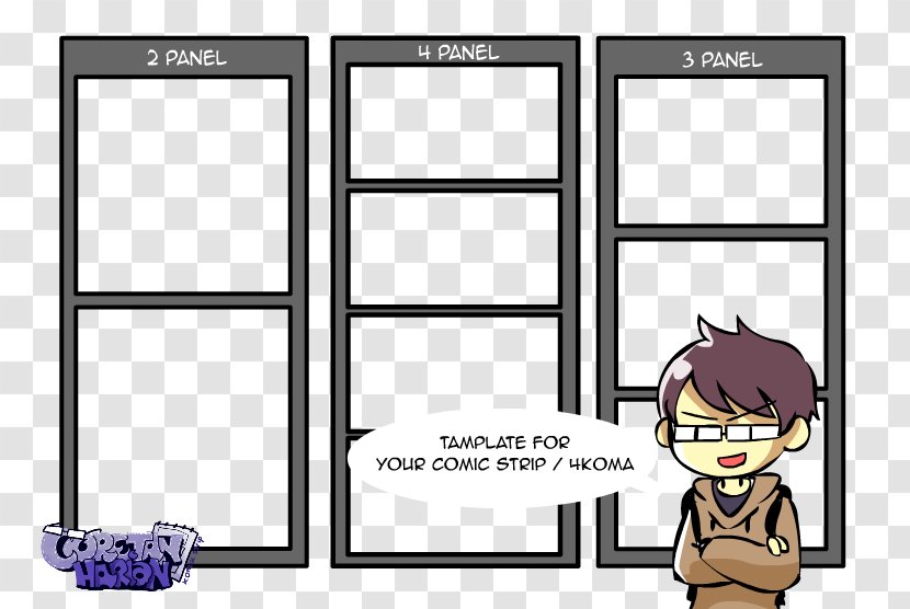 Comics Yonkoma CBF Appliances Paper Cartoon - Flower - Poster Tamplate Transparent PNG