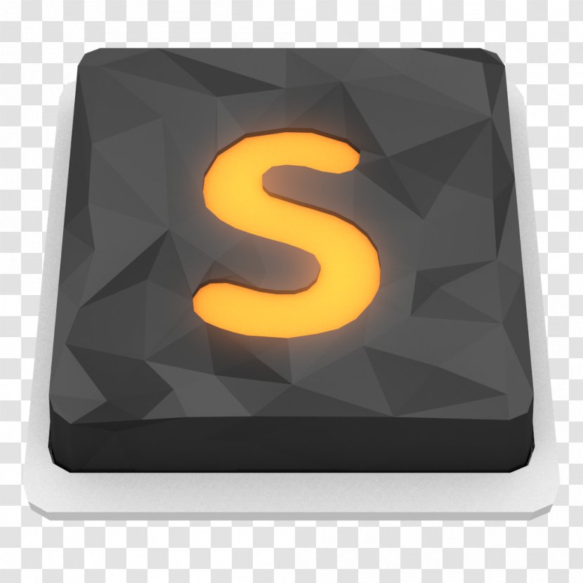 Sublime Text Editor Plain Source Code - Brand - Low Poly Transparent PNG