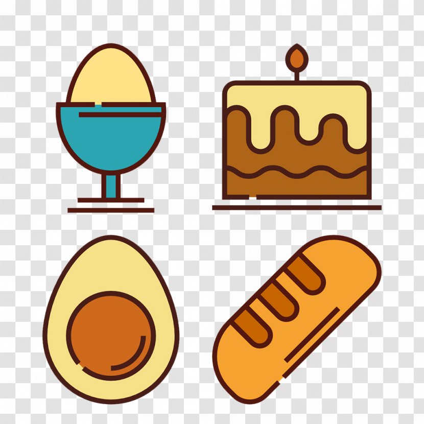 Gyeran-ppang Fast Food Bread Icon - Cartoon Birthday Cake Egg Transparent PNG