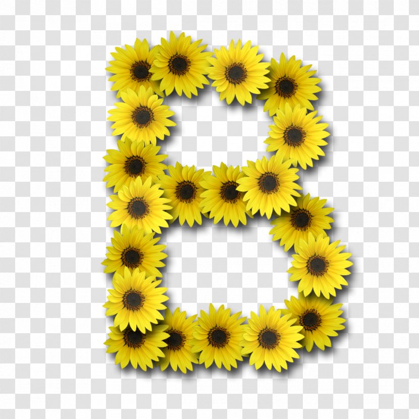 Letter Alphabet Paper G - Sunflower Transparent PNG