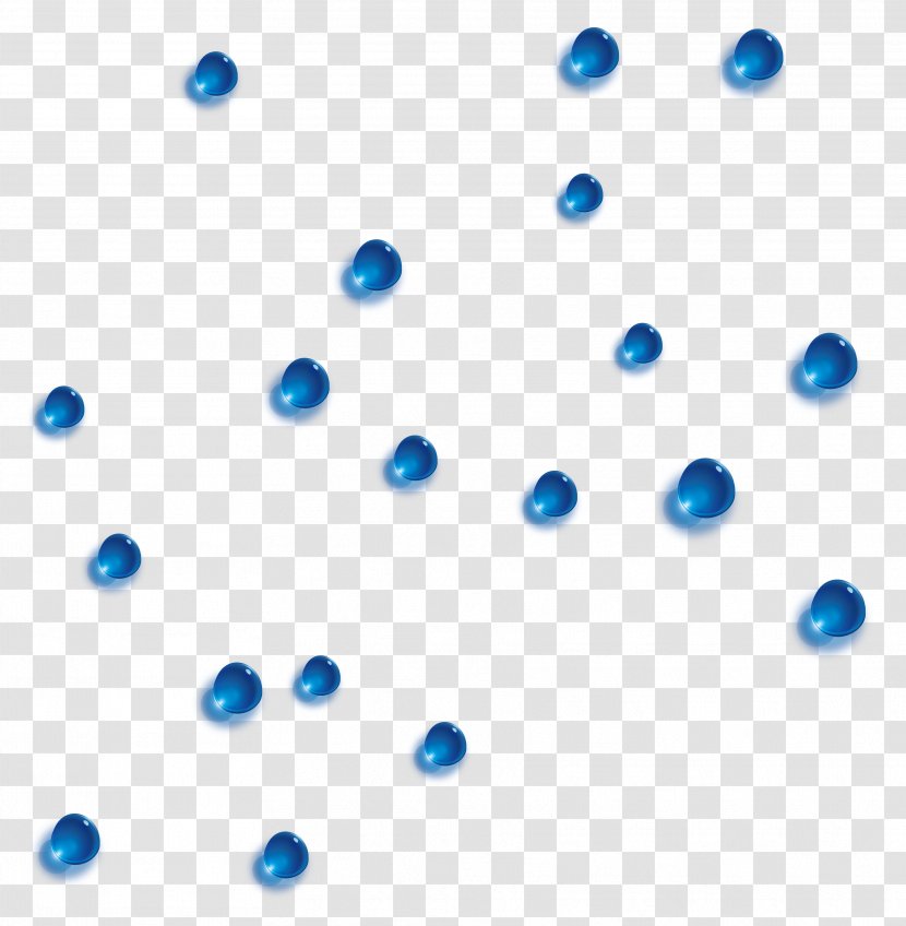 Blue Drop Euclidean Vector - Azure - Water Drops Creative Transparent PNG