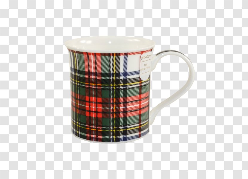 Tartan Dunoon Coffee Cup Mug Bone China - Check - Argyll And Bute Transparent PNG