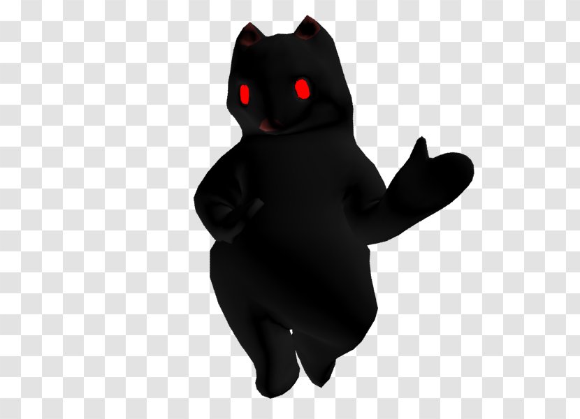 Cat Character Fiction Snout Black M Transparent PNG