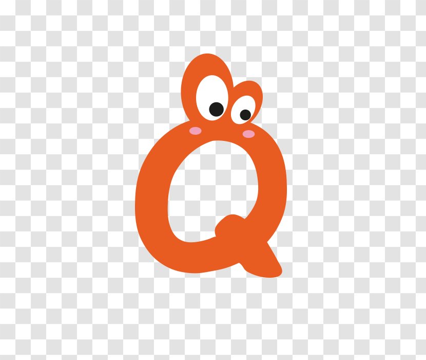 Q Letter Sticker P Wall Decal - Bas De Casse - E With Eyes Transparent PNG