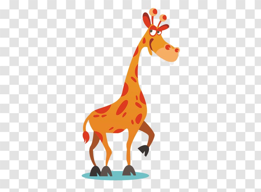 Cartoon Drawing Animal - Dessin Animxe9 - Giraffe Transparent PNG