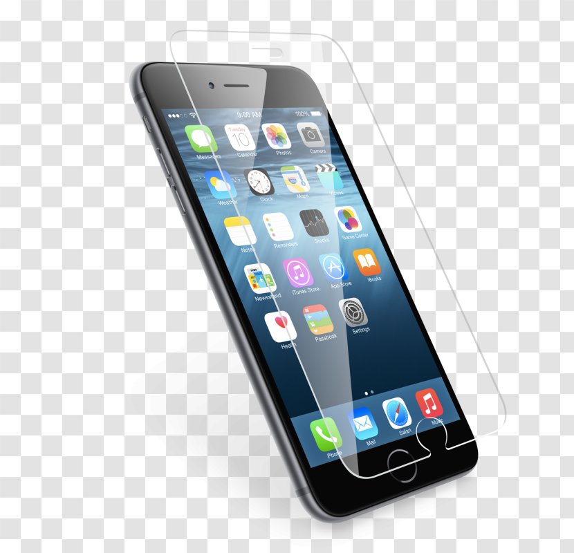 Smartphone IPhone 6 7 Apple 8 Plus Feature Phone - Screen Protectors Transparent PNG