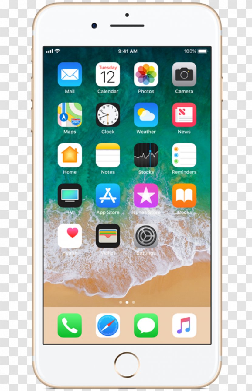 IPhone 7 Plus 8 6s Samsung Galaxy Telephone - Mobile Phones - Iphone8 3d View Transparent PNG