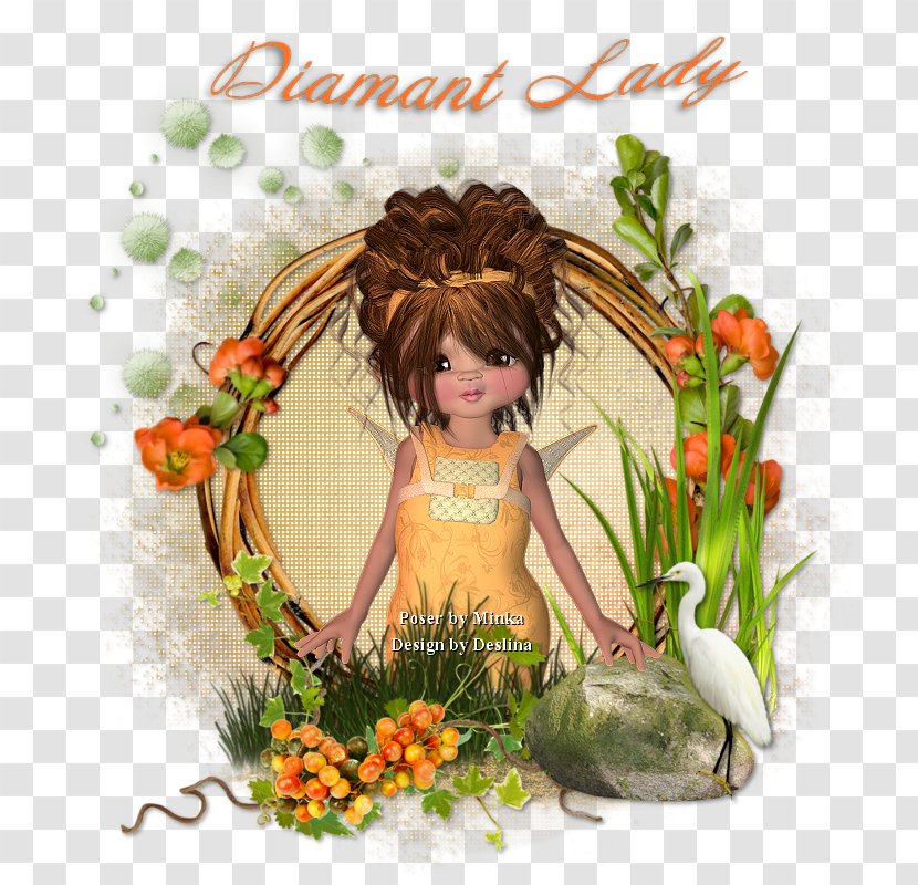 Floral Design Fiction Flowering Plant Character - Flower - Anita Transparent PNG