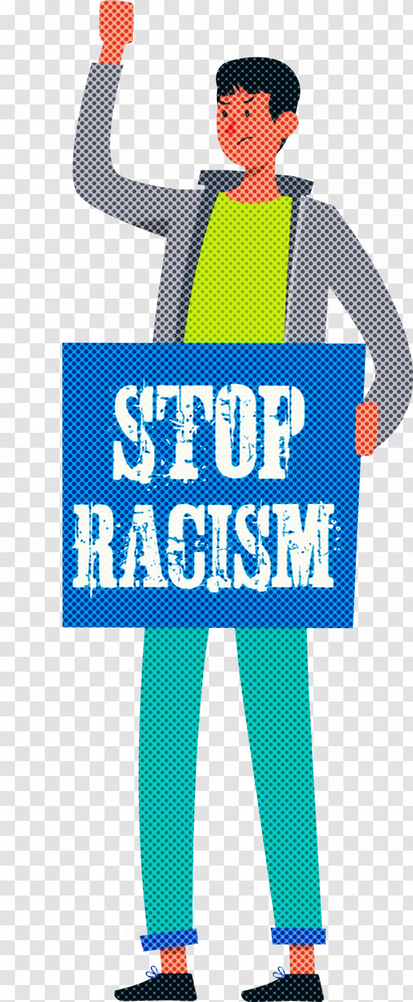 STOP RACISM Transparent PNG