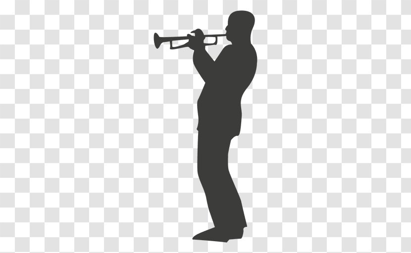 Silhouette Trumpet Musical Instruments Musician - And Saxophone Transparent PNG