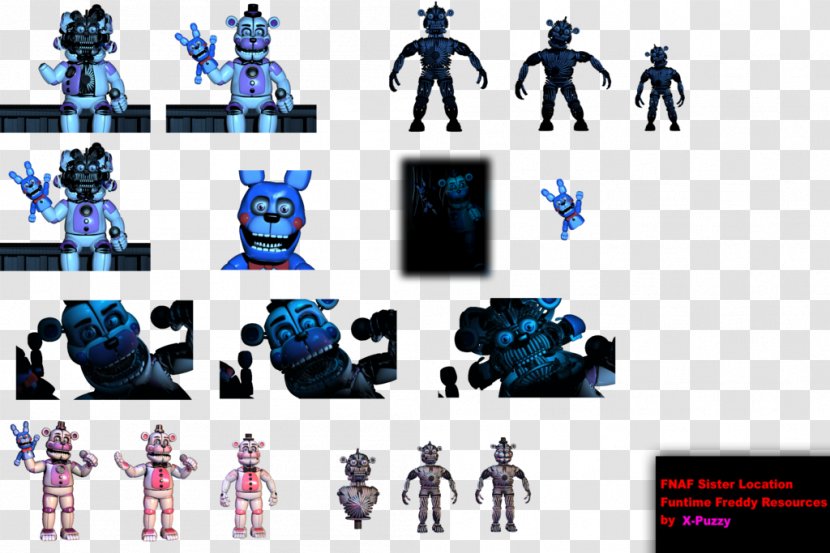Five Nights At Freddy's: Sister Location Action & Toy Figures Video Game Jump Scare - Hand Puppet - Funtime Freddy Transparent PNG