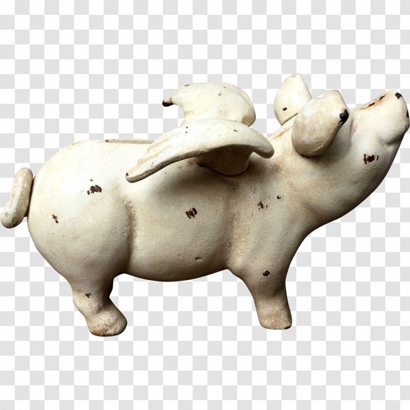 Piggy Bank Cattle Livestock Snout - Figurine - FRENCH BULLDOG Transparent PNG