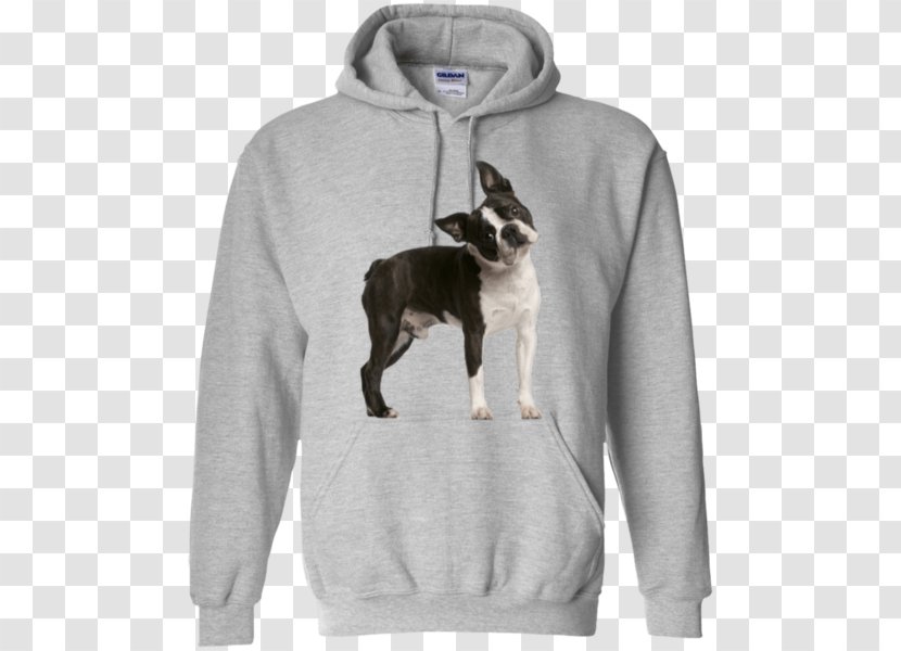 Hoodie T-shirt Boston Terrier Clothing - Snout Transparent PNG