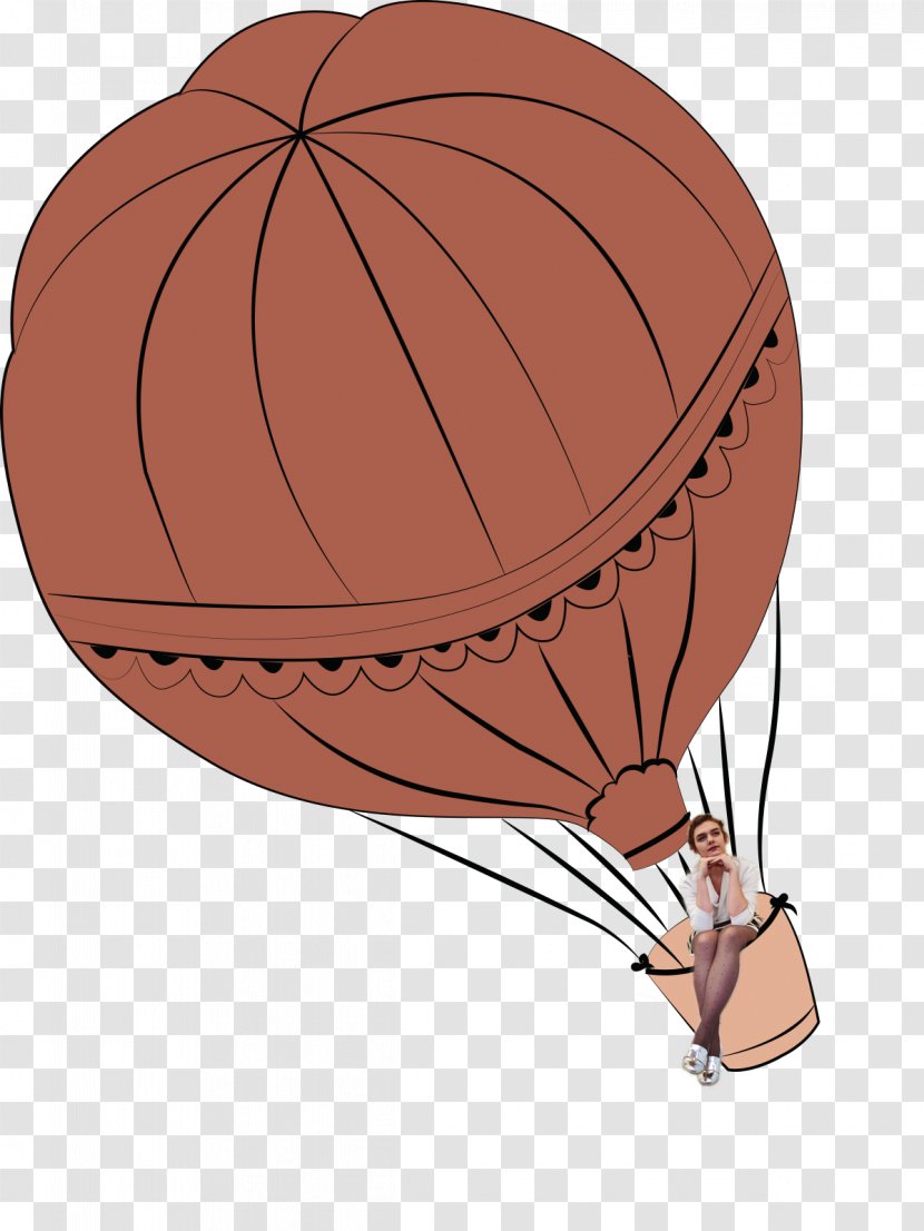 Hot Air Balloon - Ballooning - Peach Transparent PNG
