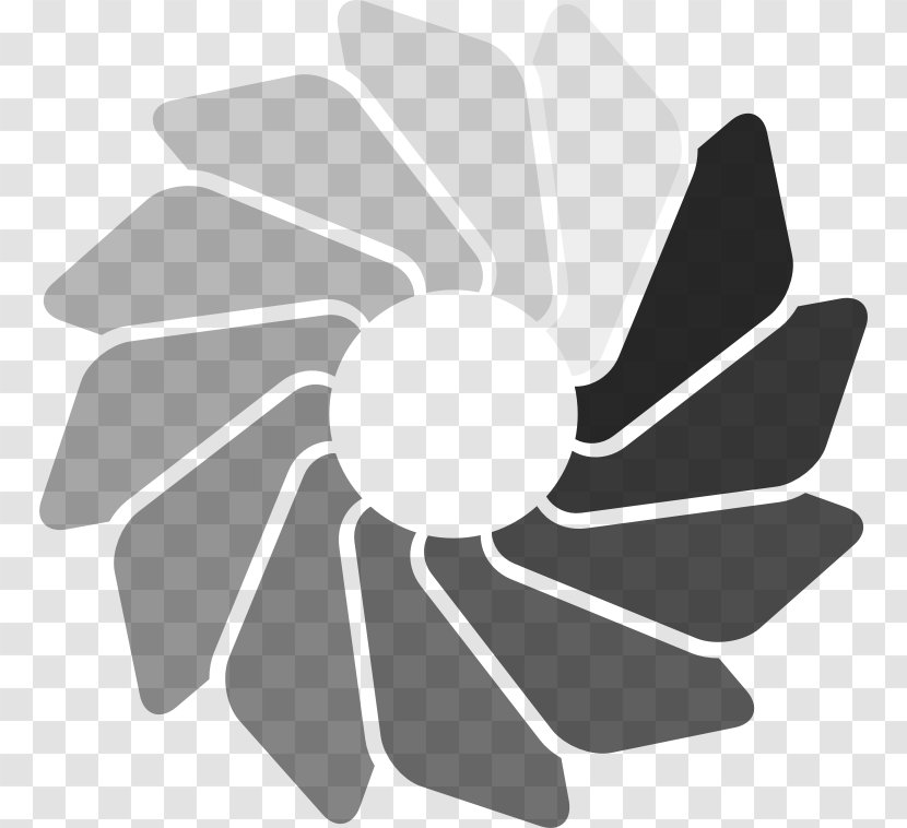 Clip Art - Black And White - Loading Transparent PNG