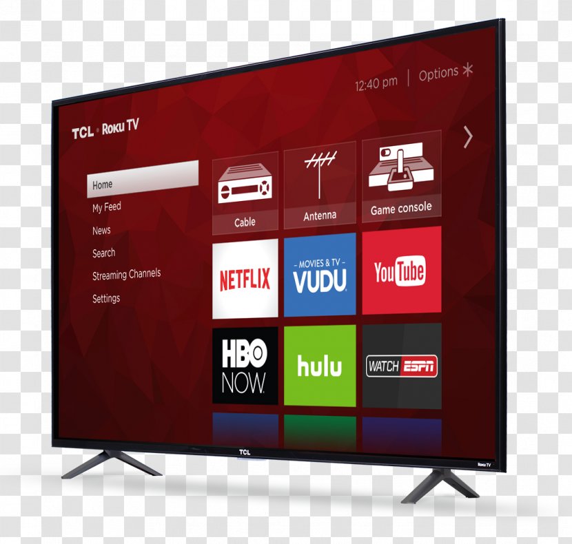 4K Resolution Ultra-high-definition Television Smart TV High-dynamic-range Imaging - Software - Tcl Transparent PNG