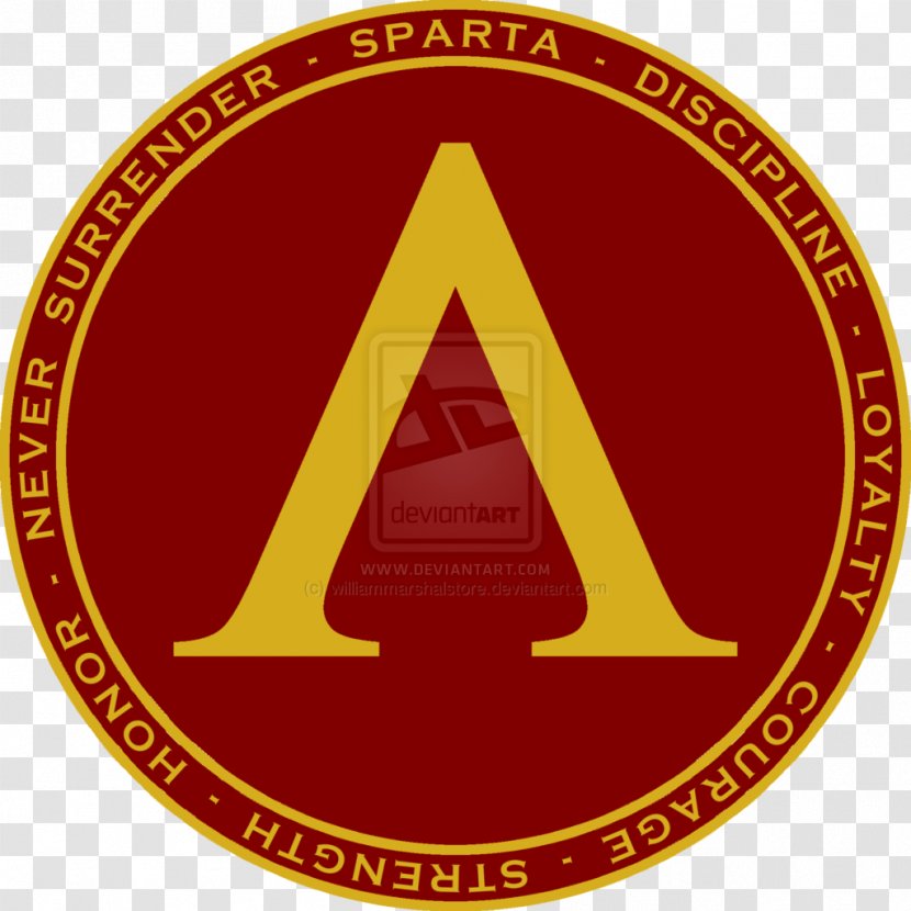 Spartan Army Shield Aspis Molon Labe - Gold Seal Transparent PNG