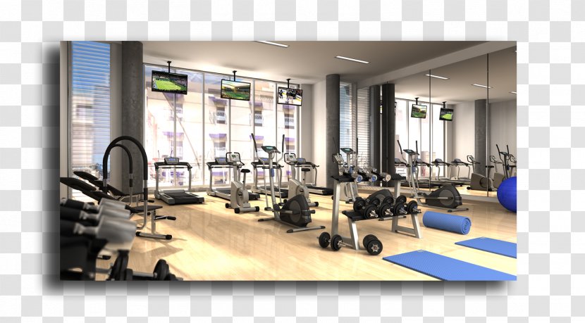 Fitness Centre 3D Computer Graphics Animation Rendering Architecture - Center Transparent PNG
