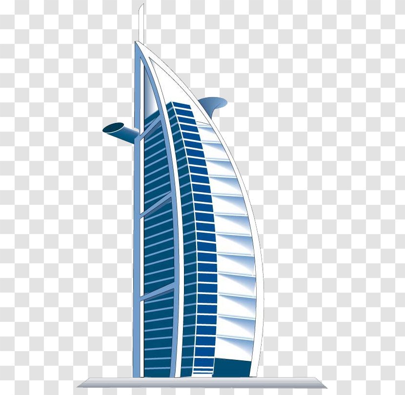 Burj Al Arab Jumeirah Emirates Towers Hotel Khalifa Beach - Transparent Transparent PNG