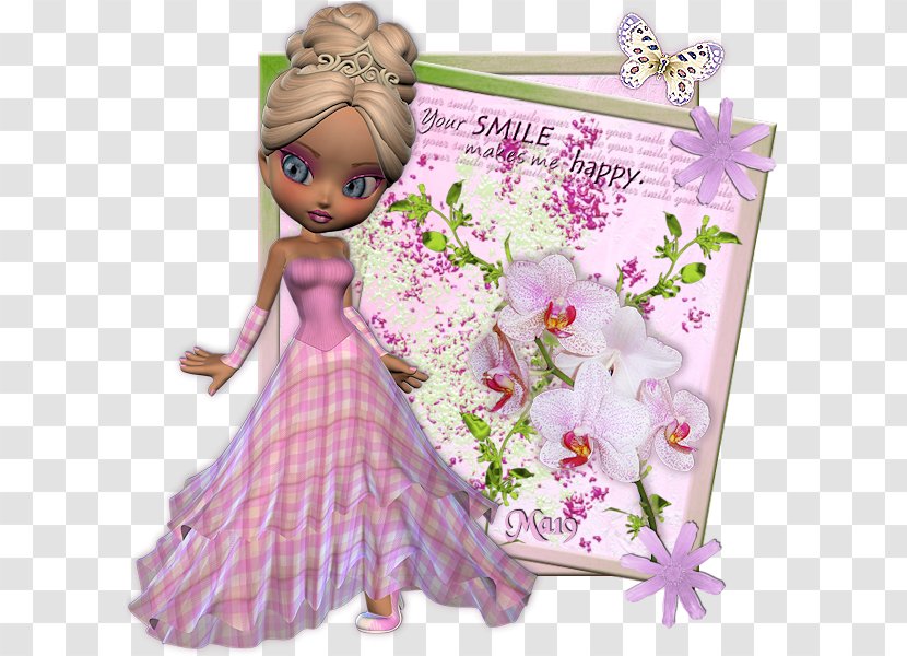 Barbie Character Fiction Figurine - Flower Transparent PNG