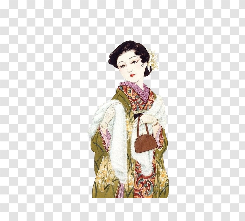 Japan Taishu014d Period Illustrator Art Illustration - Costume Design - Japan's Creative Ji Videos Transparent PNG