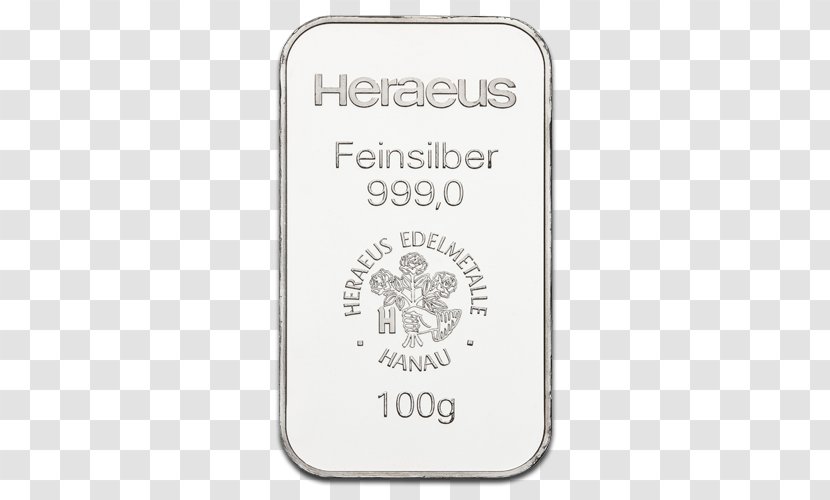 Heraeus Gold Bar Kinebar As An Investment - Coin - Silver Transparent PNG