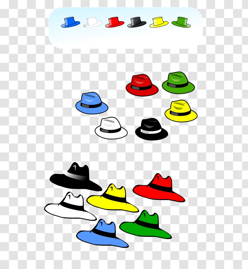 Six Thinking Hats Thought Lateral Vertical Parallel - Picture Transparent PNG