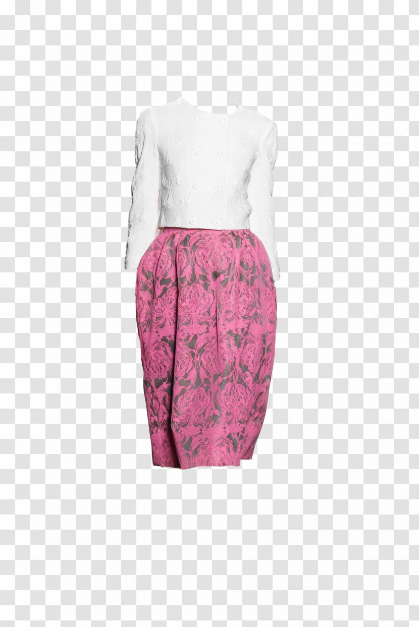 Shoulder Pink M Sleeve Dress RTV - Clothing Transparent PNG