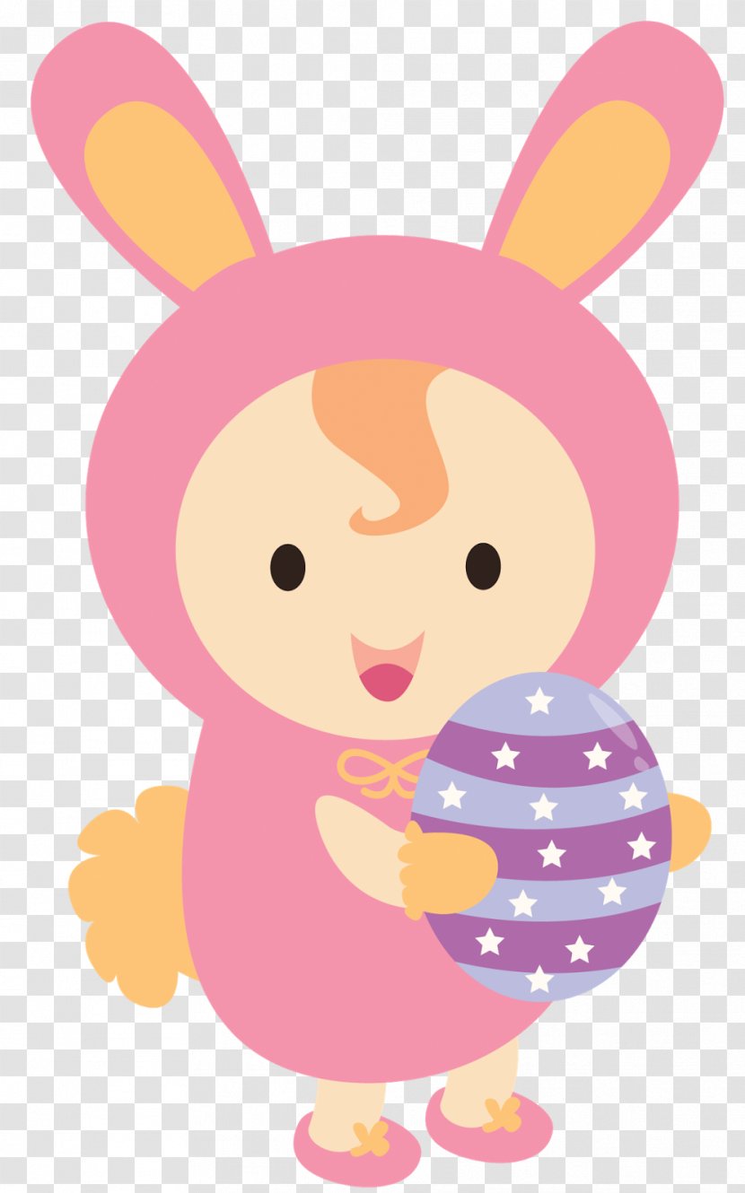 Easter Bunny Baby Bunnies Rabbit Clip Art - Chocolate Transparent PNG