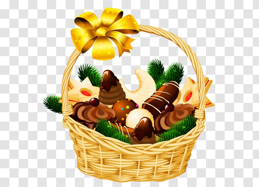 Christmas Food Gift Baskets Clip Art - Stock Photography Transparent PNG