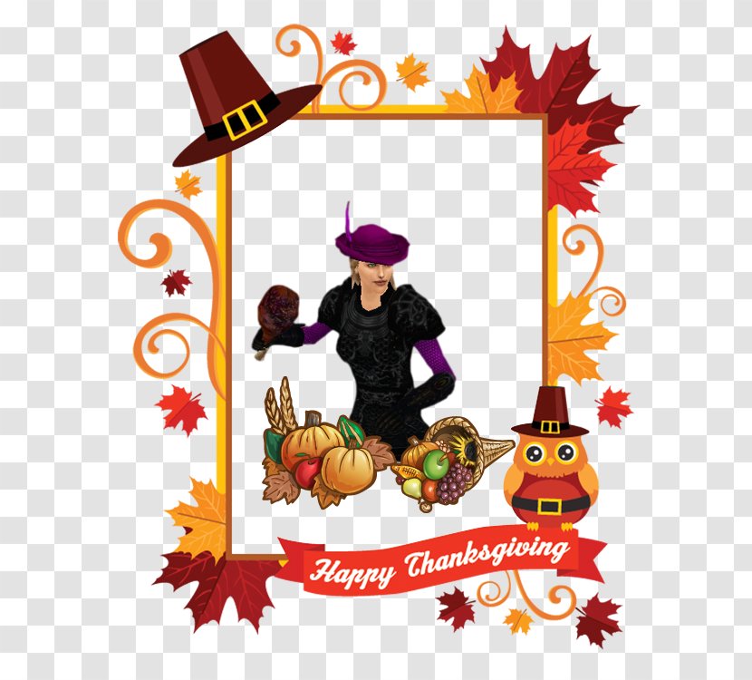 Thanksgiving Picture Frames Clip Art - Artwork Transparent PNG