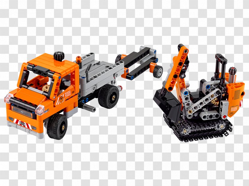 LEGO Technic Roadwork Crew Toy 42060 - Construction Equipment Transparent PNG
