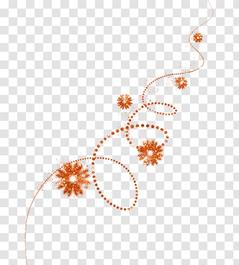 Paper Ornament Painting Flower Drawing - Point - Necklace Transparent PNG