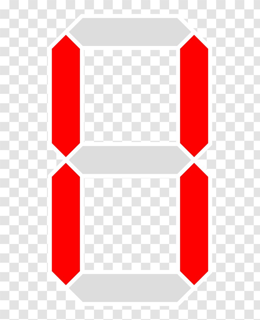 Seven-segment Display Computer File Nimbus Mono L Typeface Monospaced Font - Wikipedia - Segments Transparent PNG